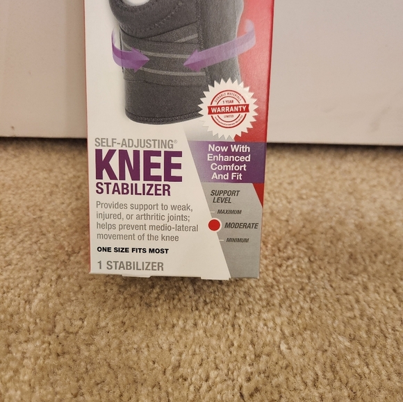 Mueller Adjustable Hinged Wraparound Knee Brace Green Line OSFM - Picture 2 of 3